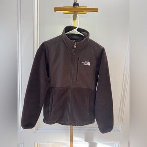 The North Face Women's Denali Brown Jacket fleece Sherpa Zulu zip Sz small Loop